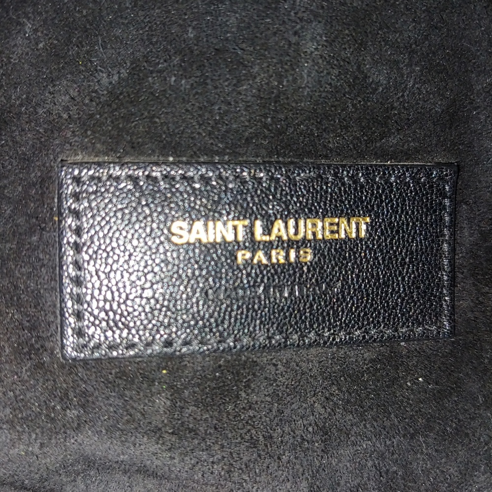 Saint Laurent YSL Multi Color Fringe Purse - Picture 8 of 8